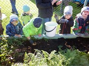 Sklízíme úrodu na školní zahrádce